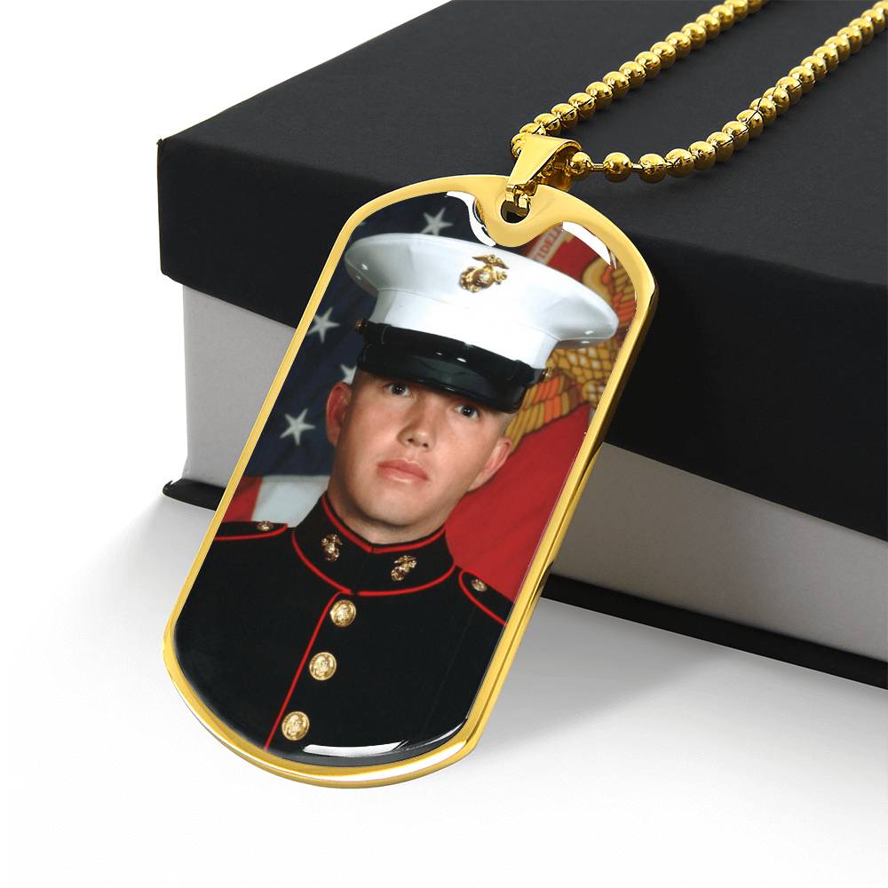 Personalized Dog Tag Necklace with Engraving