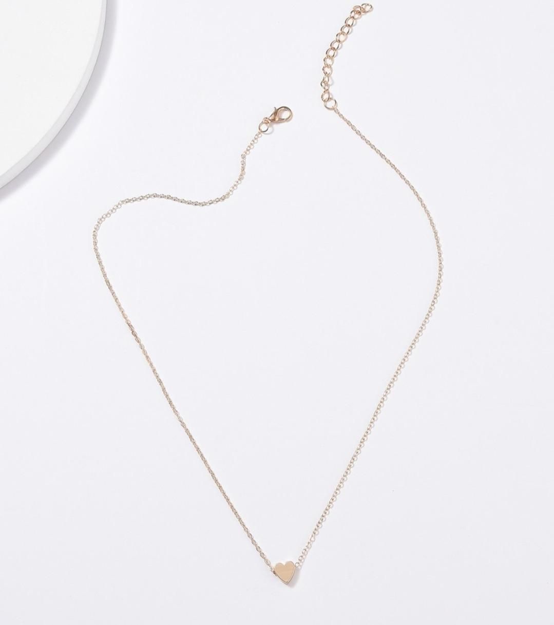 Heart Shape Chain Necklace For Women and Girls