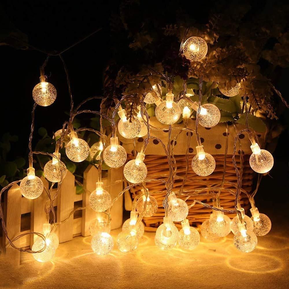 New LED Crystal Balls String Light