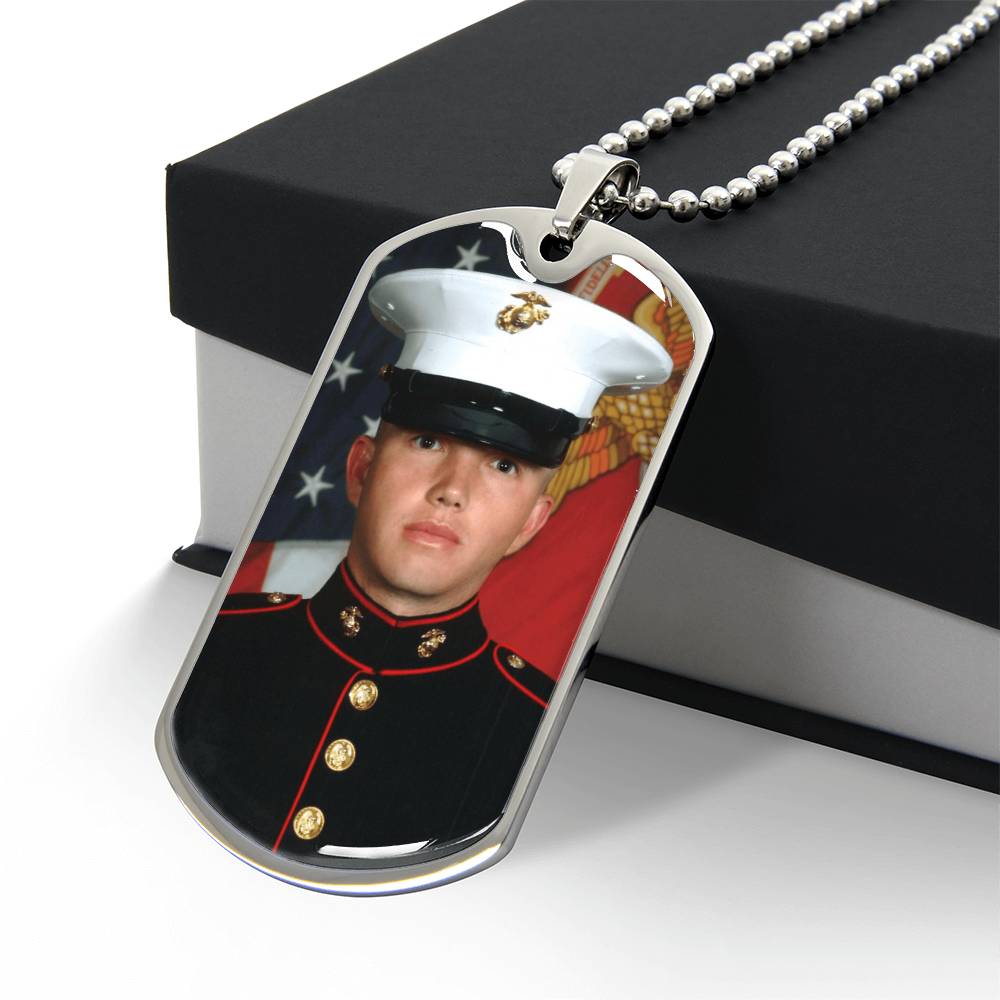 Personalized Dog Tag Necklace with Engraving