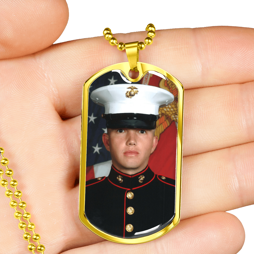 Personalized Dog Tag Necklace with Engraving